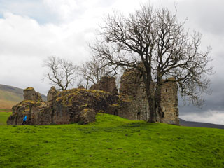 Close-up zoom of Pendragon Castle