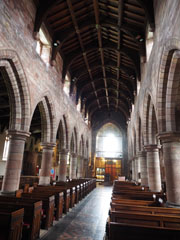 Photo inside the parish church of Kirkby Stephen