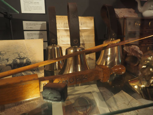 Musical exhibits in the Ruskin museum
